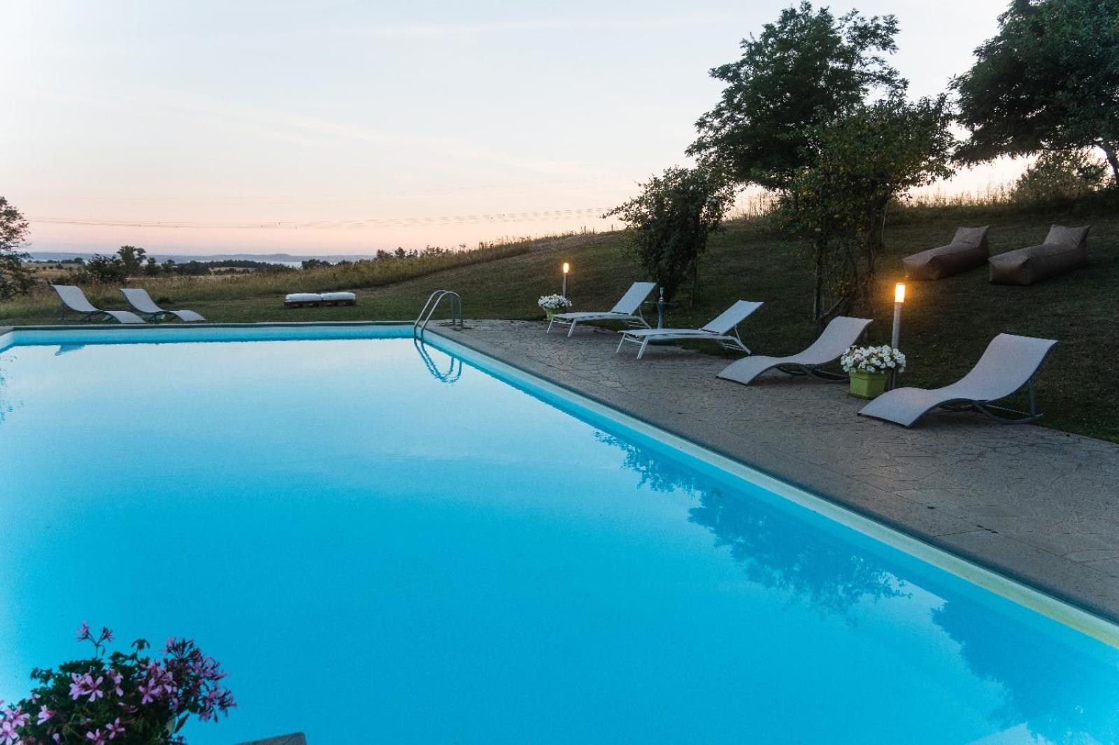 Collina Blu Bed & Breakfast บอลเซนา ภายนอก รูปภาพ