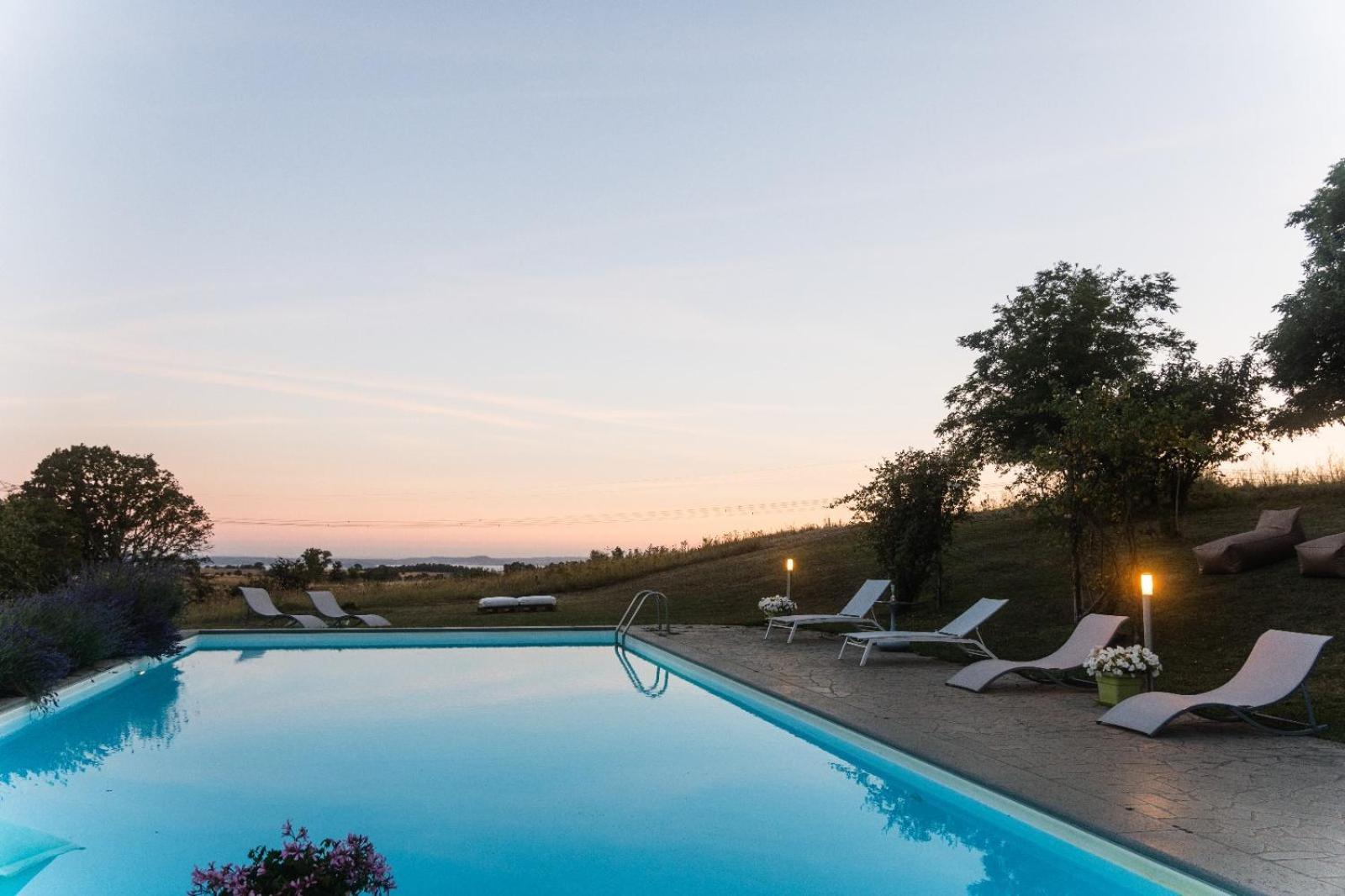 Collina Blu Bed & Breakfast บอลเซนา ภายนอก รูปภาพ